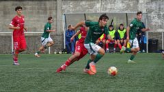 Joel Tenreiro en una imagen de un partido de este curso. 