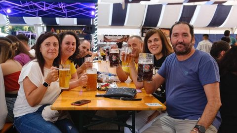 Asistentes al Oktoberfest de Gij�n