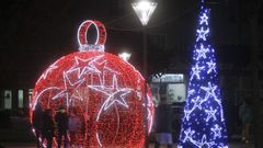 Luces de las anteriores Navidades en Nar�n