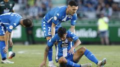Lucas y Quiles, en el Racing-Deportivo