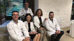Parte del equipo del Cl�nico de Santiago y del centro de salud de A Estrada que coordin� el estudio
