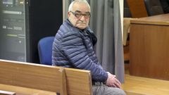 Alfredo Sánchez Chacón en el primer juicio en Ferrol