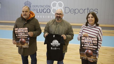 Manuel Dur�n, Efr�n Castro y Ana �nega, en la presentaci�n de este martes en el Anexo