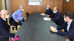 Reuni�n de la Confederacion Hidrogr�fica con los directivos del Club Fluvial