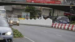 Nueva mediana de avenida Alfonso Molina 