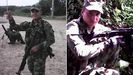 A la izquierda, Yeiner V�lez, que tiene 25 a�os y quiere alistarse en la legi�n internacional. Y, a la derecha, Edwin Santander, que persigue el mismo objetivo.