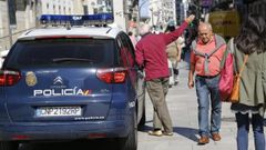Imagen de archivo de un vehculo de la Polica Nacional por Vigo