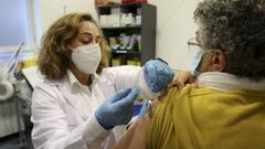 Vacunaci�n en el Fontenla Maristany de Ferrol