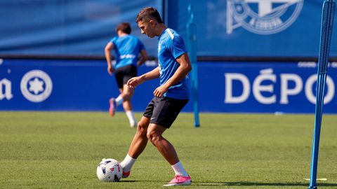 Yeremay, en un entrenamiento de pretemporada