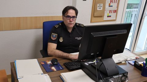 H�ctor P�rez, inspector jefe de la UDEF en la Comisar�a Provincial de Lugo