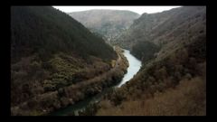 En can del Sil en una imagen de vdeo de la web creada por la Consellera de Cultura para divulgar la candidatura de la Ribeira Sacra