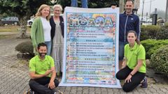Representantes del Concello de Moa�a y de A Illa dos Ratos presentaron el programa que ofrecer� trece rutas guiadas gratuitas entre junio y septiembre.