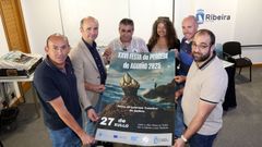 Concejales y miembros de la cofrada de Aguio presentaron el cartel de este ao