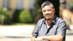 Clark Limtiaco, en una imagen tomada en el 2017 en Carballo 