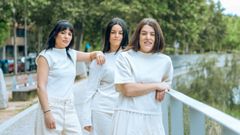 O tr�o galego Tanxugueiras, formado por A�da Tarr�o e as irm�s Sabela e Olaia Maneiro