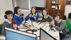 Escolares do colexio de Cangas participantes este ano no concurso