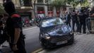 Llegado a la reuni�n del mayor de los Mossos, Josep Llu�s Trapero