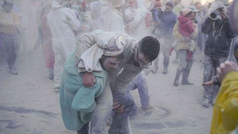 Gran ambiente en el domingo fareleiro de Xinzo de Limia