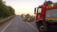El atropello de los dos caballos  se produjo en el enlace entre la autov�a del Barbanza y la AP-9, en Padr�n