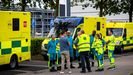 Personal de ambulancias esperado en Eindhoven, Pa�ses Bajos