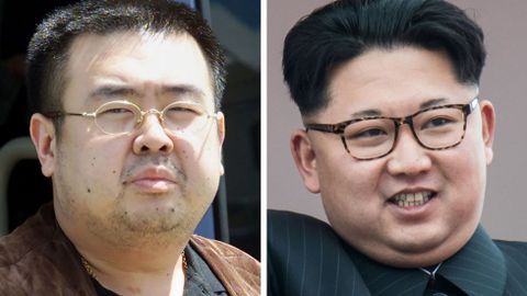 Kim Jong-Nam y Kim Jong-Un