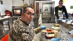 Gus Campos durante una de sus actividades en el centro de Alento, en Vigo. 