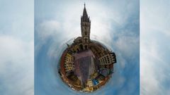 Las impresionantes im�genes de la Catedral de Oviedo a vista de dron