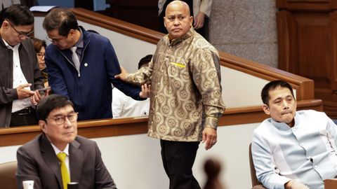 El senador Ronald dela Rosa, exjefe de polic�a y principal ejecutor de la sangrienta guerra contra las drogas, 