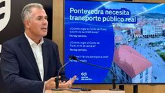 Rafa Domnguez, durante su comparecencia en la que tild de fracaso el Coche de Punto