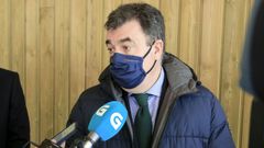 Rom�n Rodr�guez, conselleiro de Educaci�n, durante su visita al CIFP Polit�cnico de Lugo