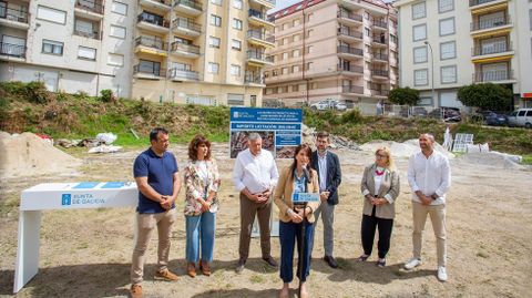 Mart�nez Allegue visit� la parcela de As Cunchas este viernes en Sanxenxo