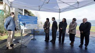 Allegue y Corgos visitaron ayer Teis