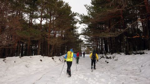 Los �ltimos d�as de diciembre fueron propicios para la pr�ctica de deportes de monta�a en la Serra do Courel