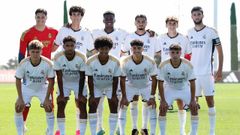 Alineaci�n del Castilla en su �ltimo partido amistoso, frente al Legan�s.