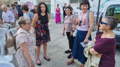 Ana Pontn y Noa Presas destacaron el papel de las mujeres militantes de base del BNG de la comarca de Ourense.