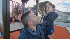 Izan, el peque�o que no hizo caso al rey: �Felipe, Letizia, quiero un cami�n�