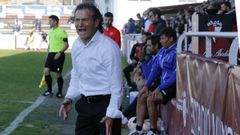 Luisito M�guez, no partido do pasado s�bado fronte ao Racing Vilalb�s na Lomba