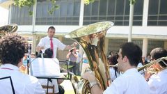 La Banda de M�sica de As Pontes actu� esta ma�ana en la localidad por las fiestas del Carmen