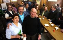 Luis �ngel, nuevo due�o, con Felita y Odilo