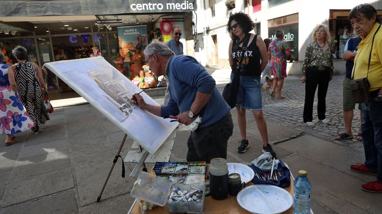 Un centenar de pintores hallaron la inspiración en Noia