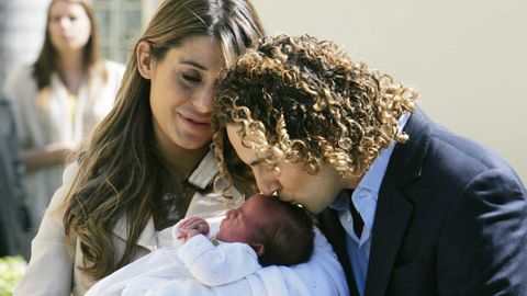 Tablada y Bisbal en el 2010 cuando presentaron a su hija Ella