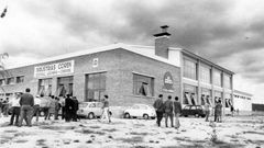 La central lechera de Coren-Uteco en 1969, en el pol�gono de San Cibrao das Vi�as