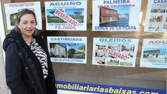 Ana Beln Fungueirio, propietaria de Inmobiliaria Ras Baixas.