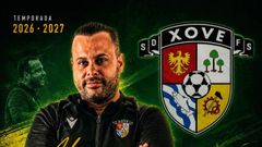 Montaje del Xove FS para anunciar el fichaje del entrenador canario.