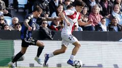 El canterano del Celta Andr�s Anta��n, durante el partido frente al Oviedo.