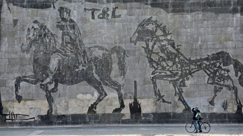 Fragmento de �Triumphs and Laments�, de William Kentridge
