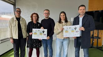 El concejal de Política Social, Raúl Treus, y el alcalde, José Romero, presentaron las actividades junto con el personal del CIM