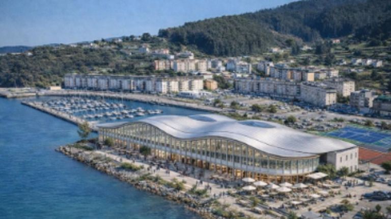 Boceto del auditorio en que ser� reconvertido el Casino de Viveiro, seg�n una de las inocentadas m�s aplaudidas de este 28 de diciembre