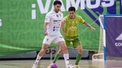 Malaguti, jugador de O Parruo en el partido disputado en Mallorca