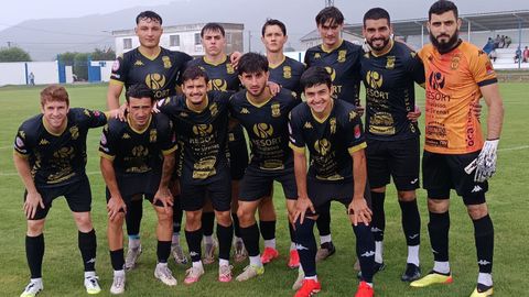 Once inicial que dispuso el Viveiro para jugar contra el Iberia el Trofeo del Emigrante